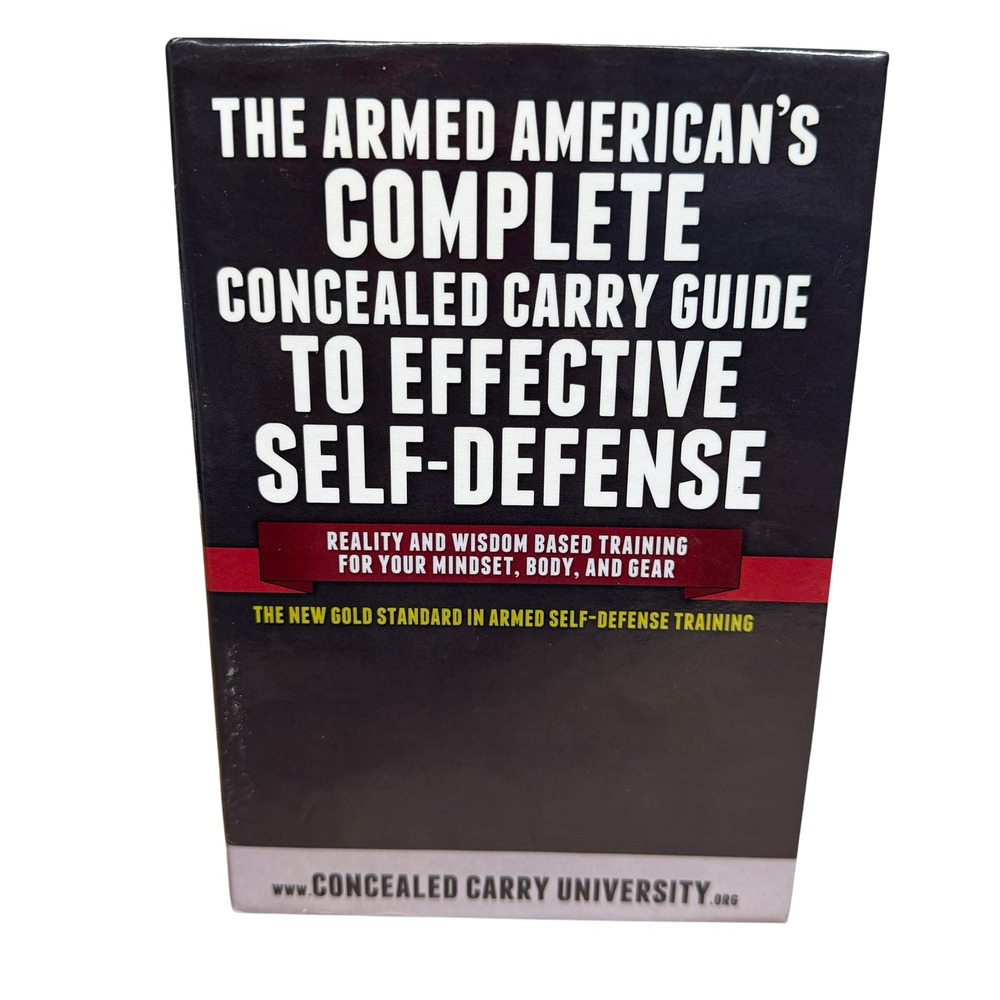 Concealed Carry University Effective Self Defense 7 DVD Box Set Complete Guide